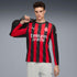 AC Milan 2025/26 Men's Long Sleeve Home Jersey